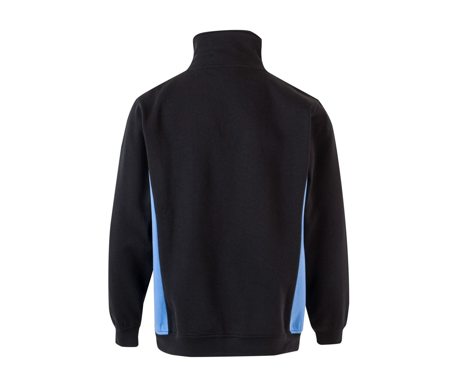 TWO-TONE HALF-ZIP SWEATSHIRT