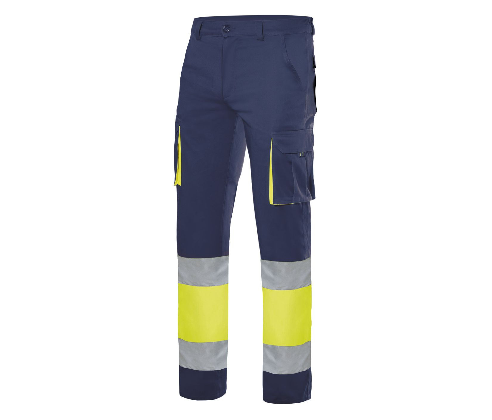 TWO-TONE HIGH VISIBILITY MULTI-POCKET TROUSERS