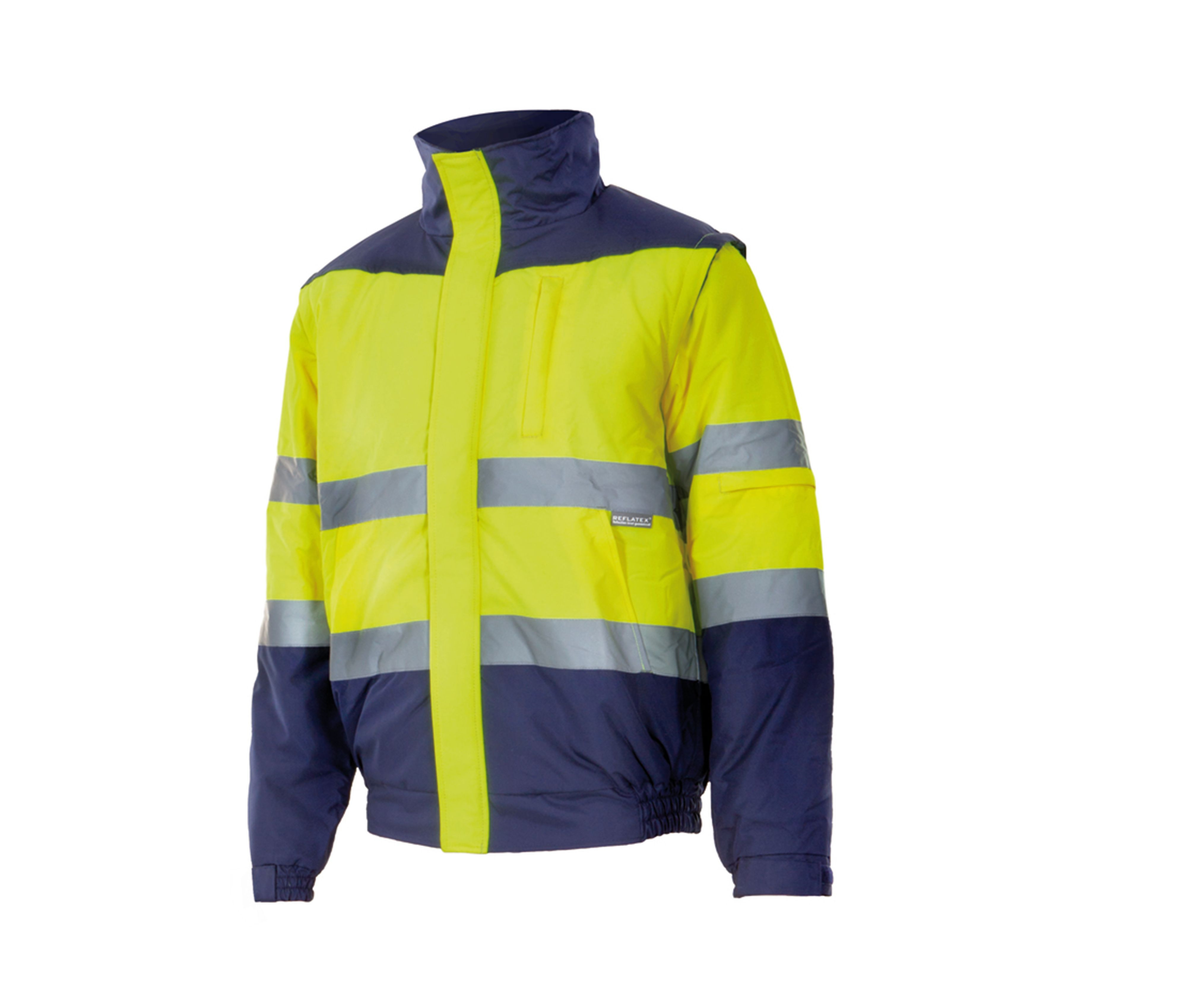 TWO-TONE HIGH VISIBILITY PADDED JACKET