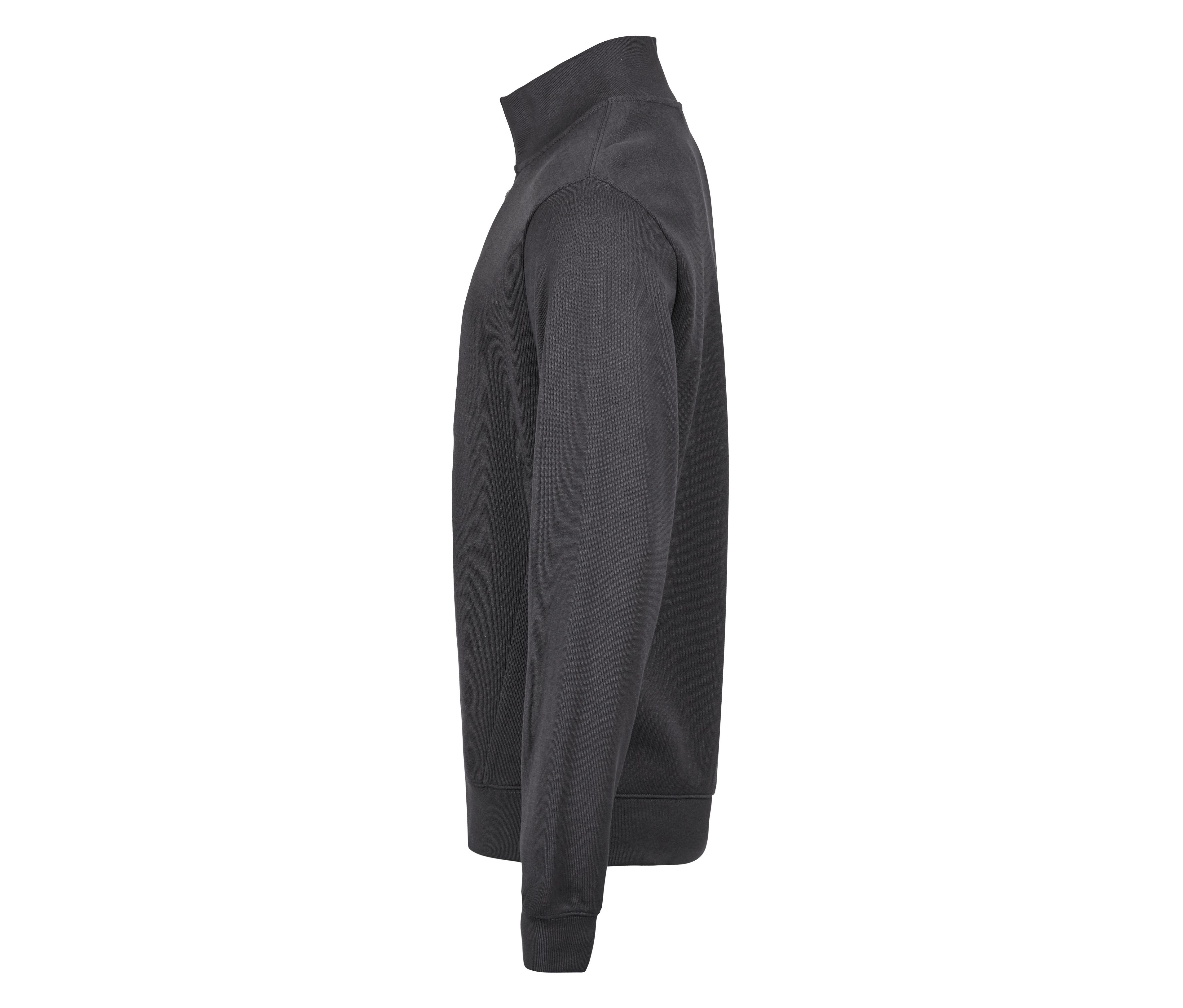RIBBED INTERLOCK HALF ZIP