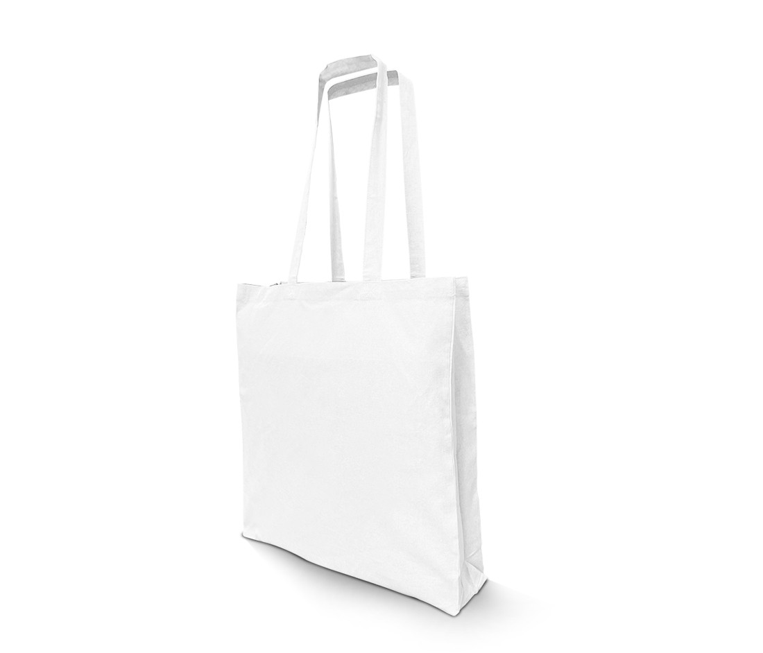 RECYCLED TOTE BAG WITH GUSSET