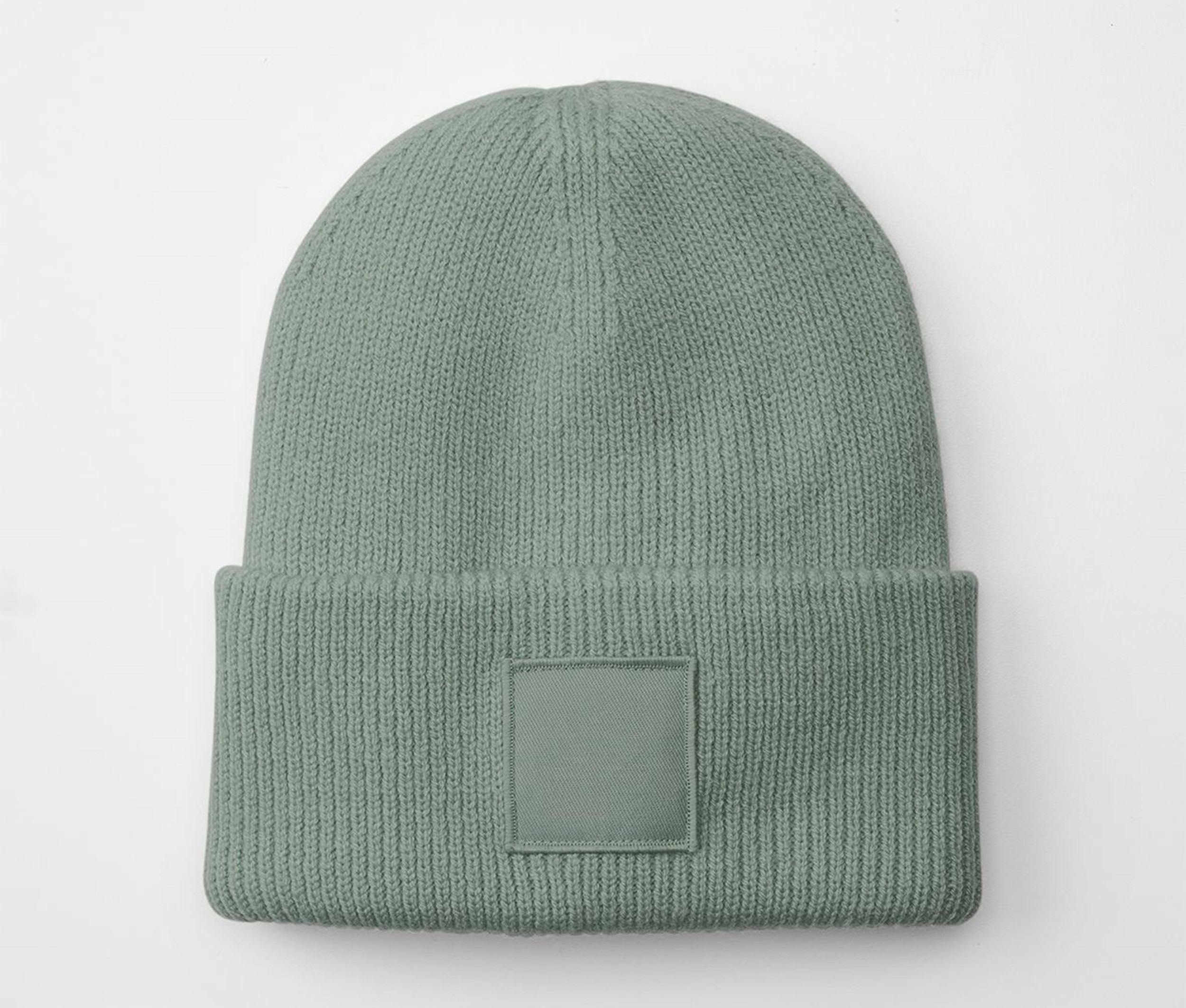 DEEP CUFFED TONAL PATCH BEANIE