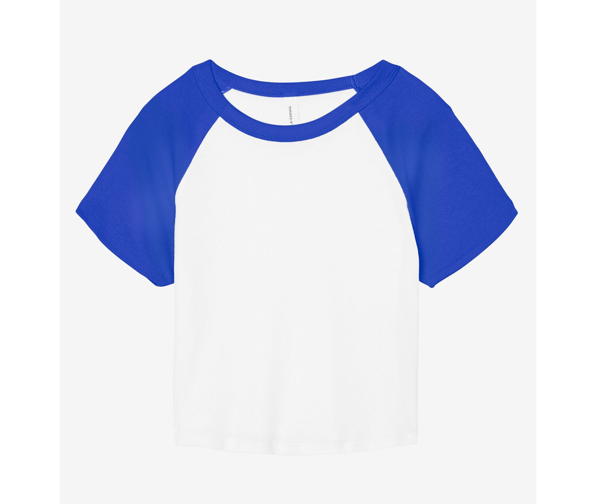 WOMEN'S MICRO RIB RAGLAN BABY TEE