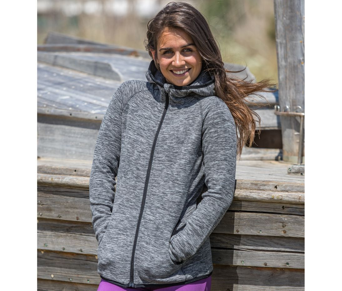 WOMENS MICROFLEECE HOODI