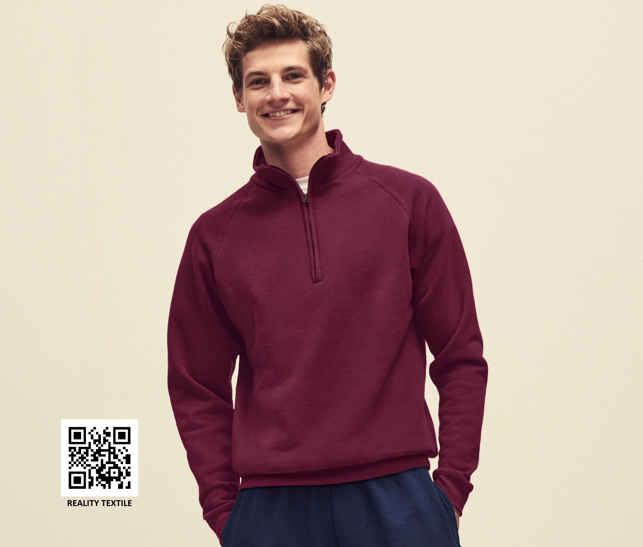 CLASSIC ZIP NECK SWEAT