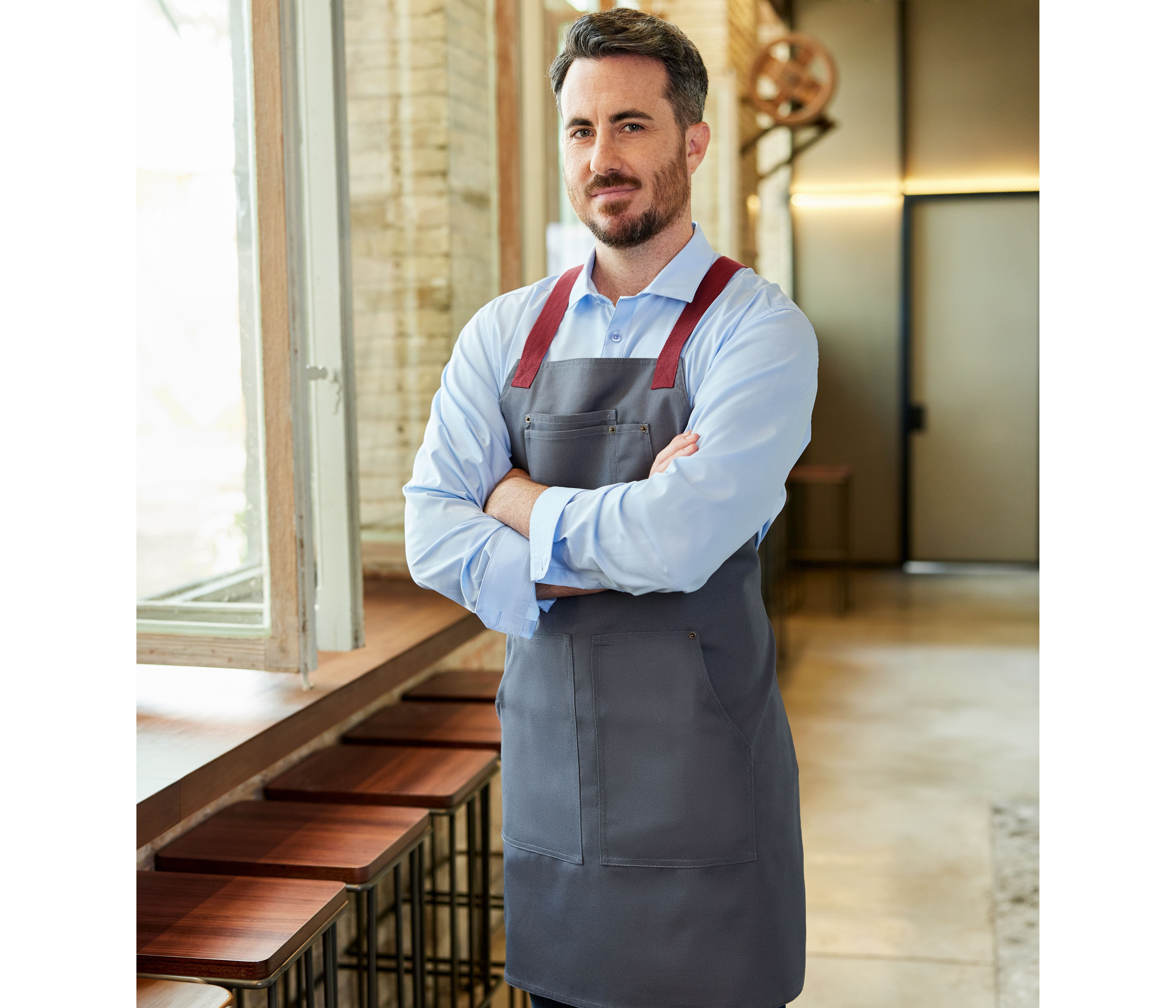 CANVAS BIB APRON