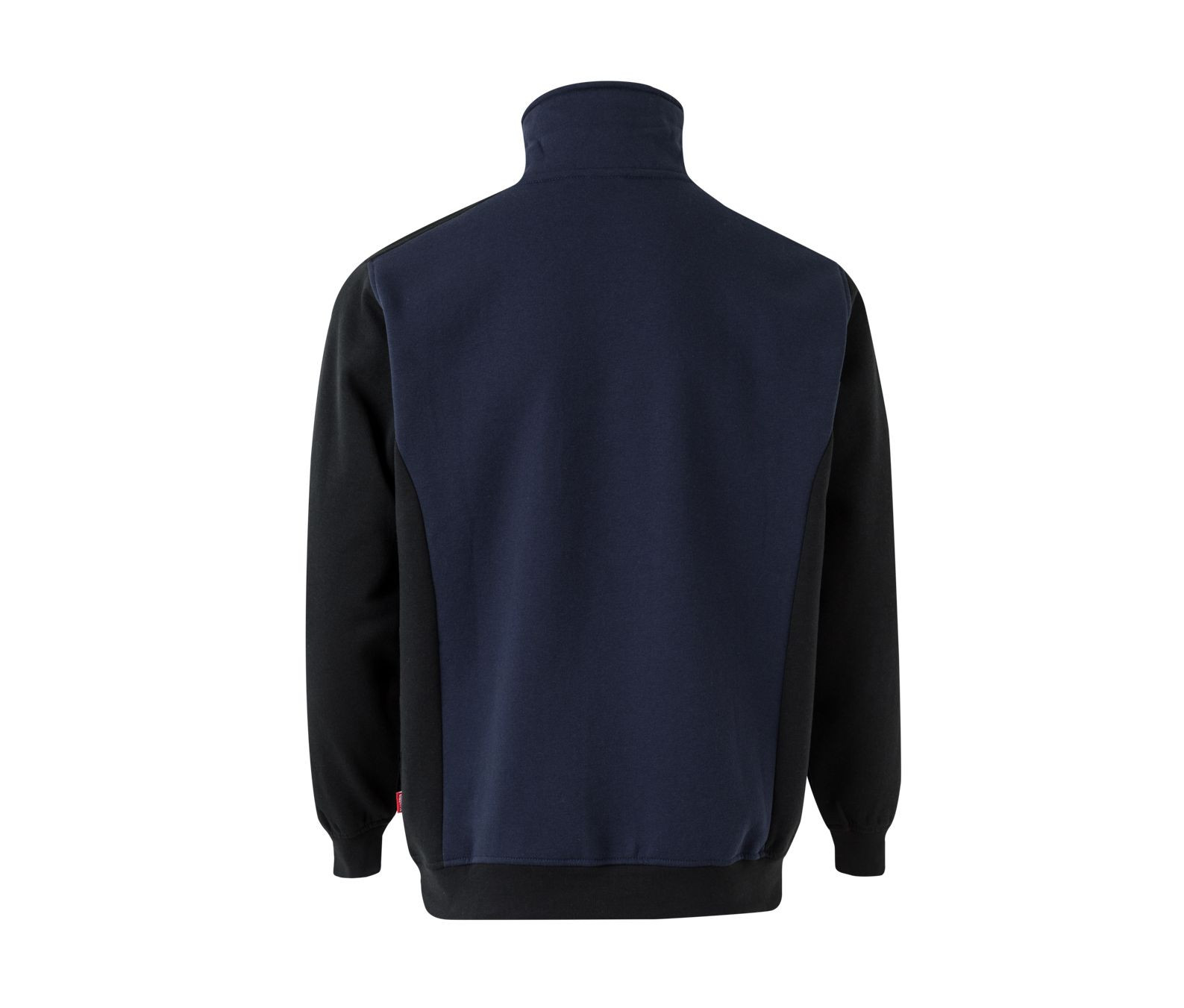 TWO-TONE HALF ZIP SWEATSHIRT