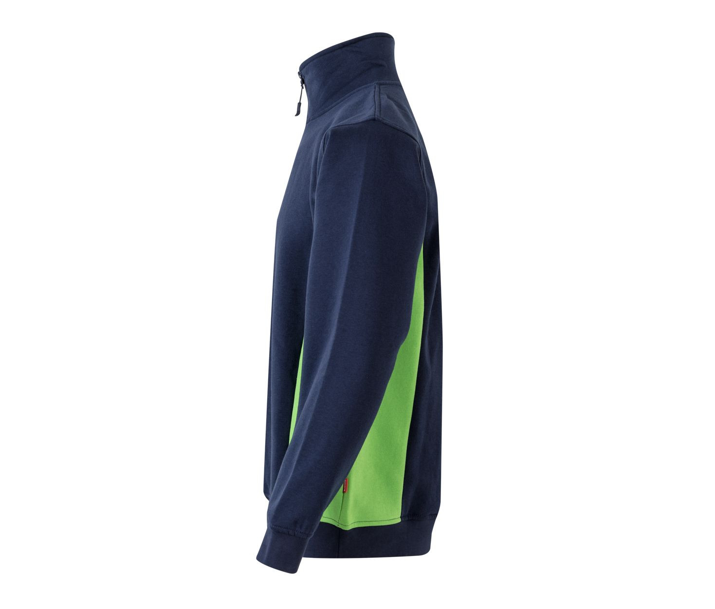 TWO-TONE HALF-ZIP SWEATSHIRT