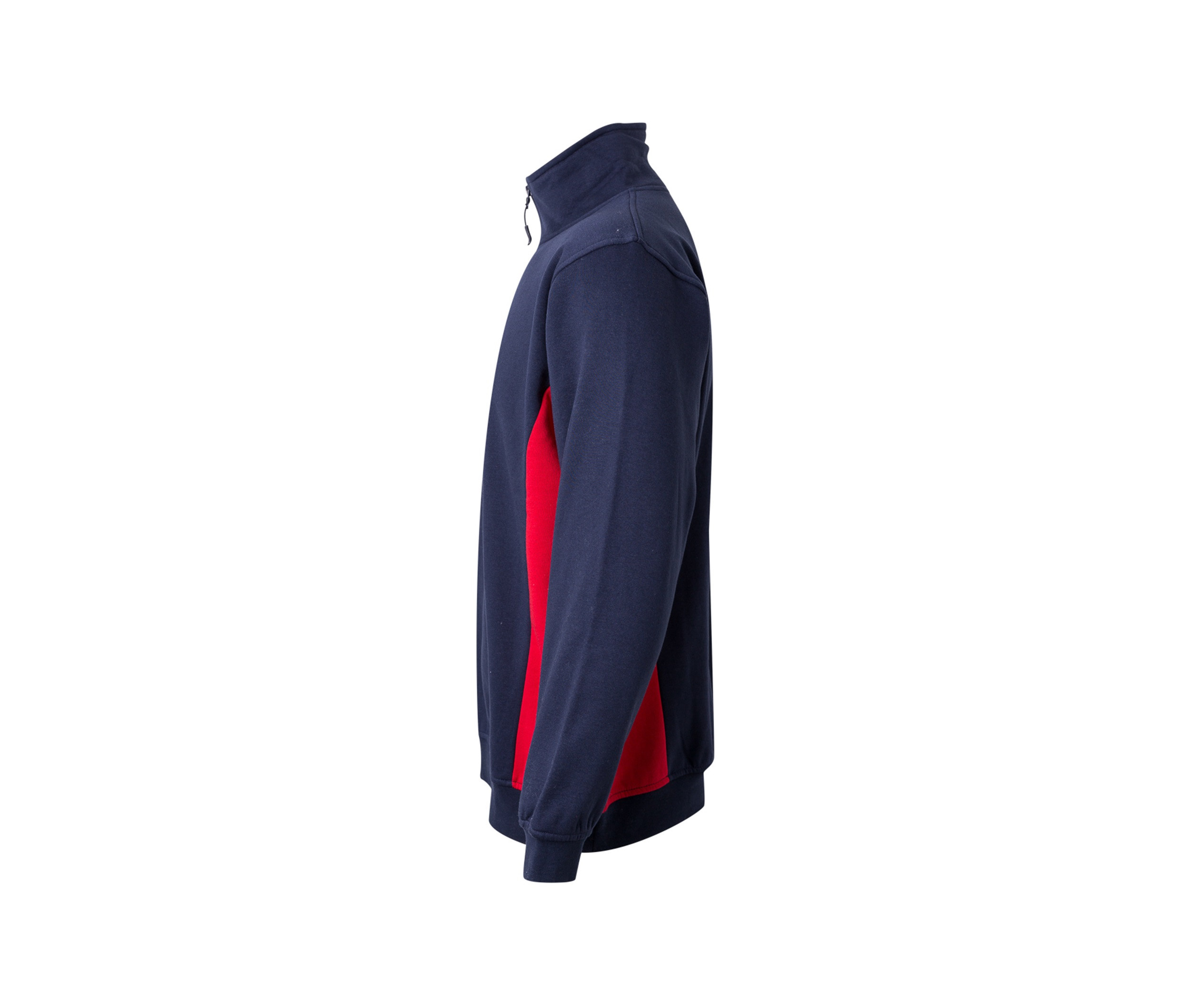 TWO-TONE HALF-ZIP SWEATSHIRT