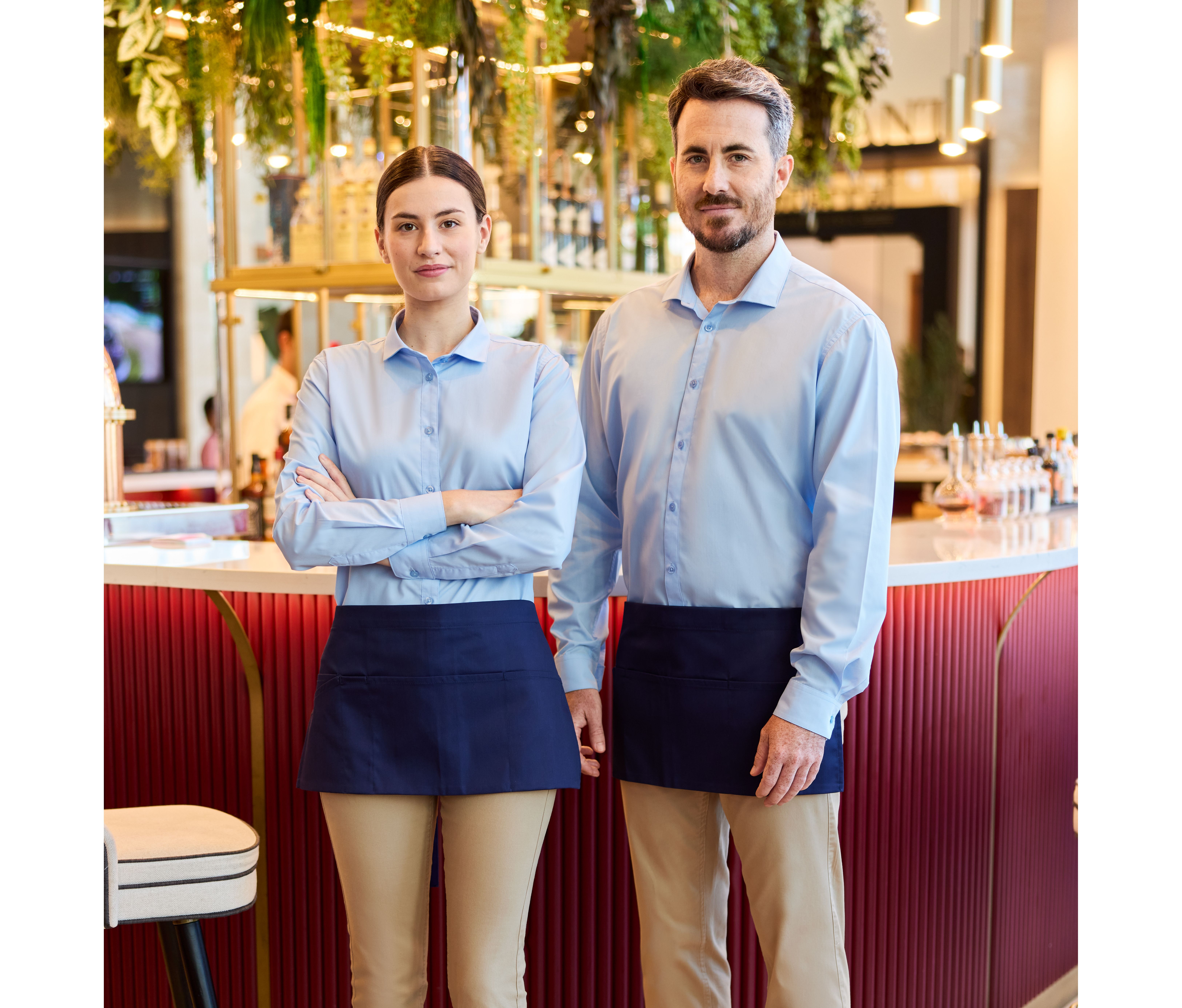 SHORT WAITER APRON