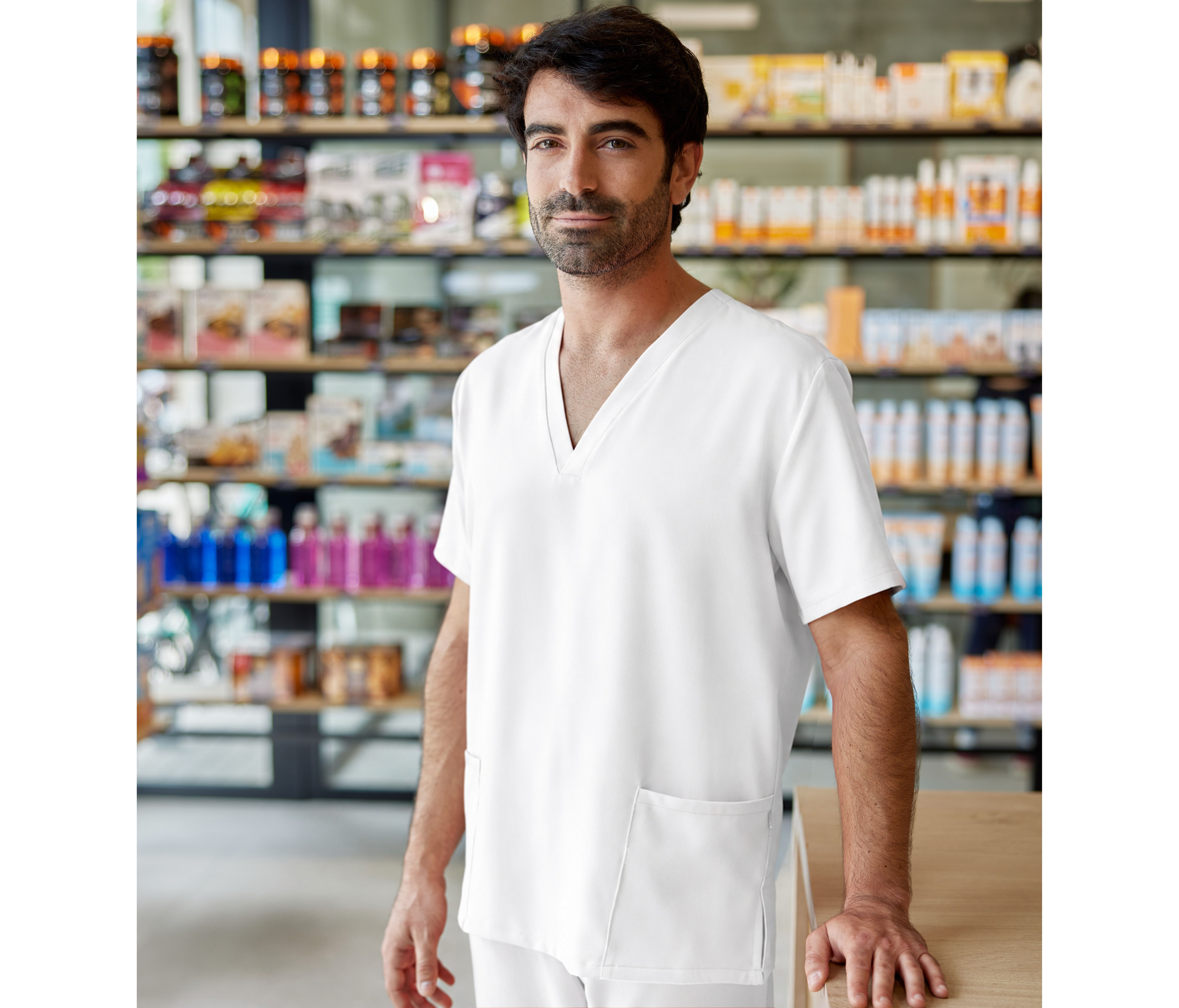 MICROFIBER SCRUB TOP