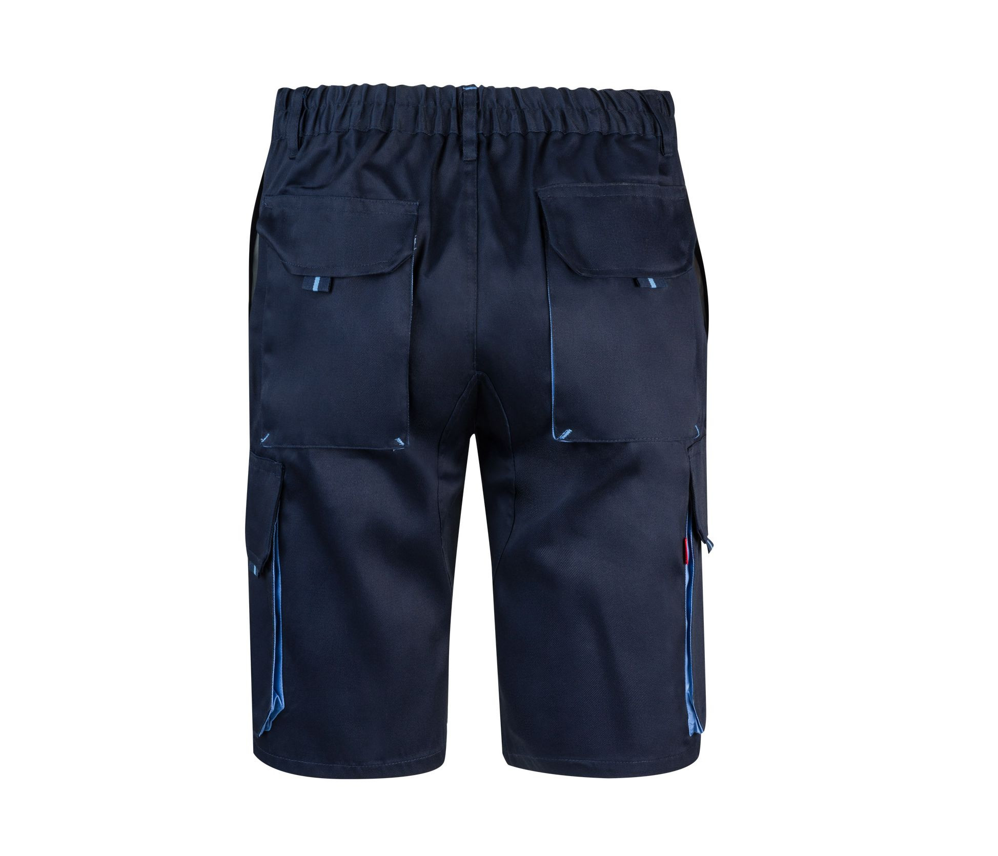 TWO-TONE MULTI-POCKET BERMUDA SHORTS