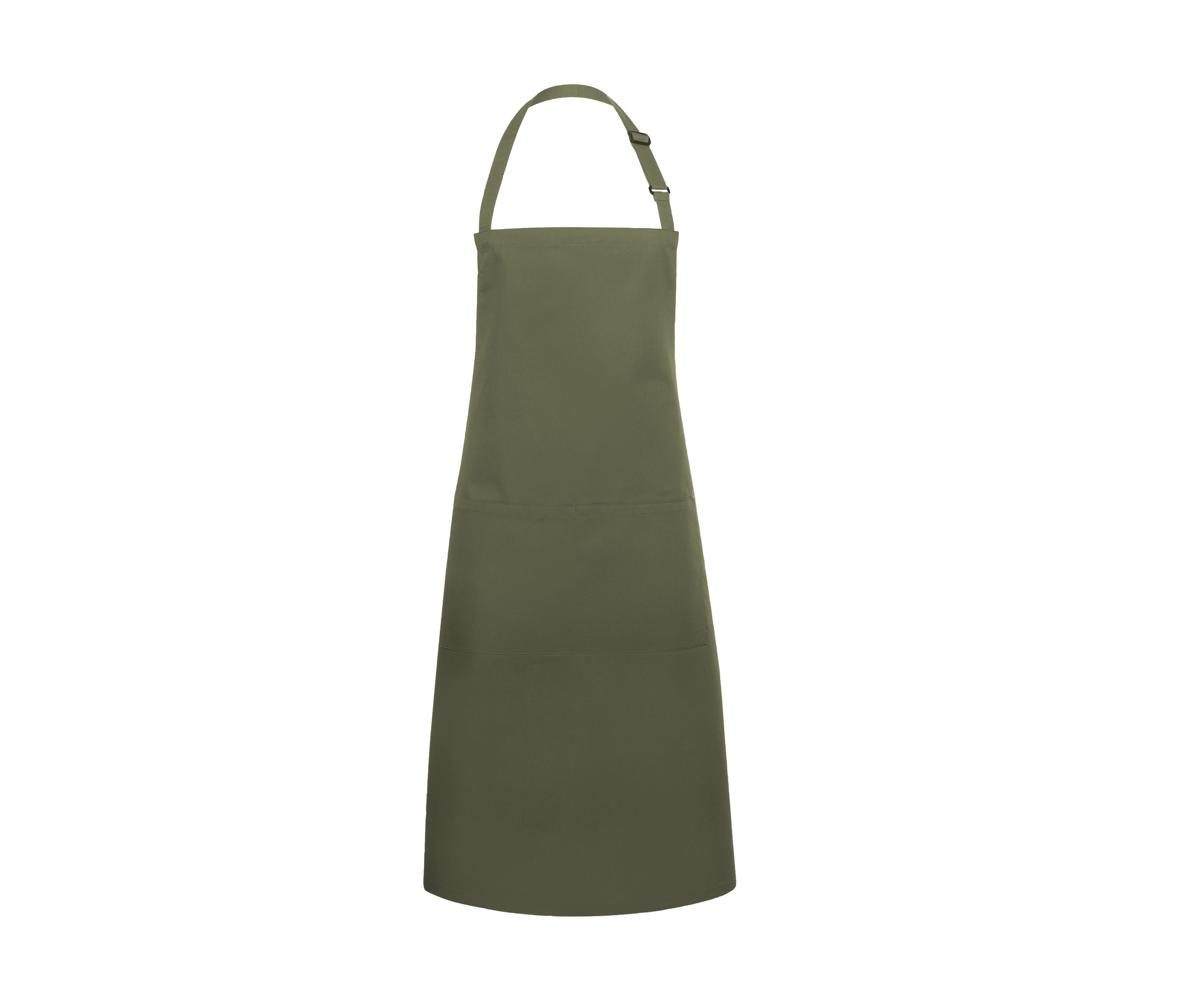 Bib Apron Basic with Buckle and Pocket