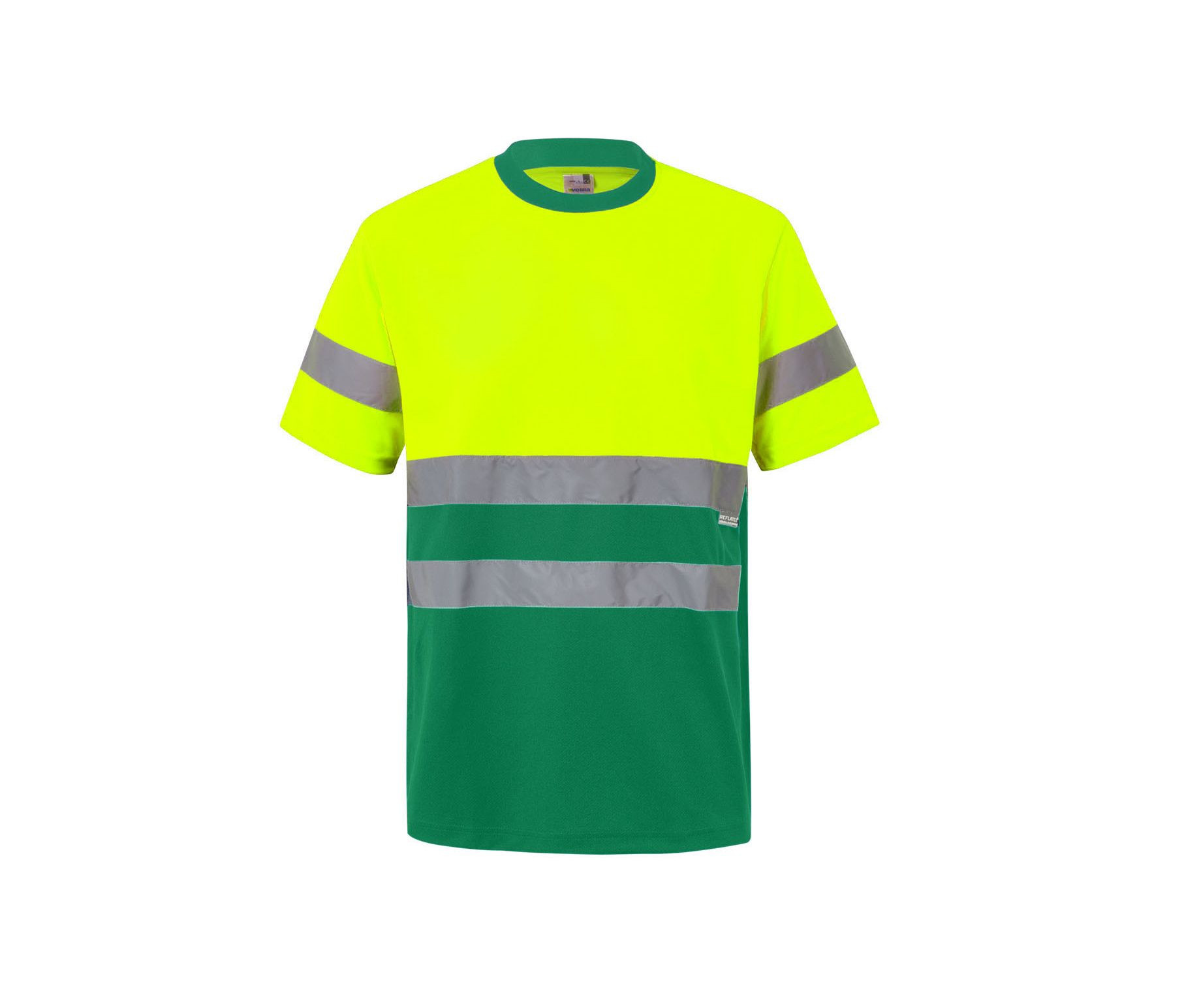 TWO-TONE HIGH VISIBILITY TECHNICAL T-SHIRT