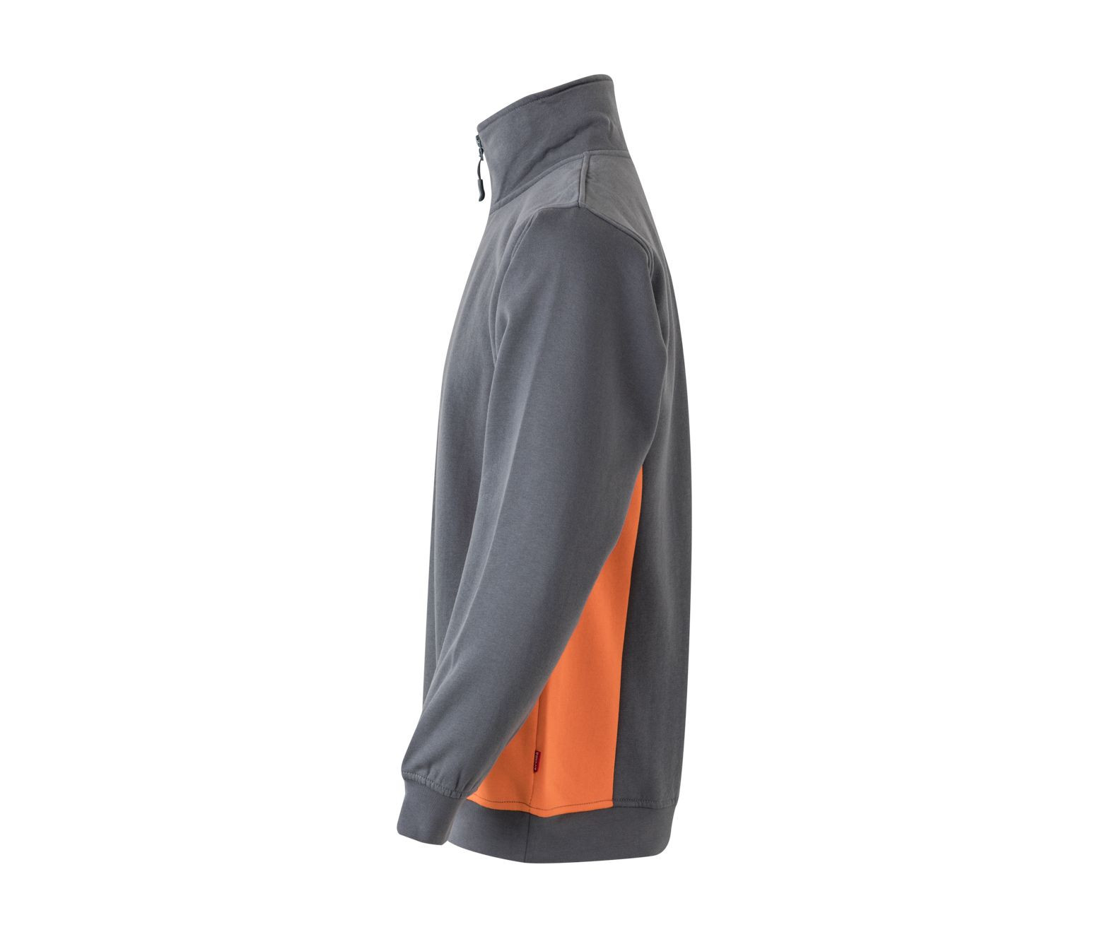 TWO-TONE HALF-ZIP SWEATSHIRT