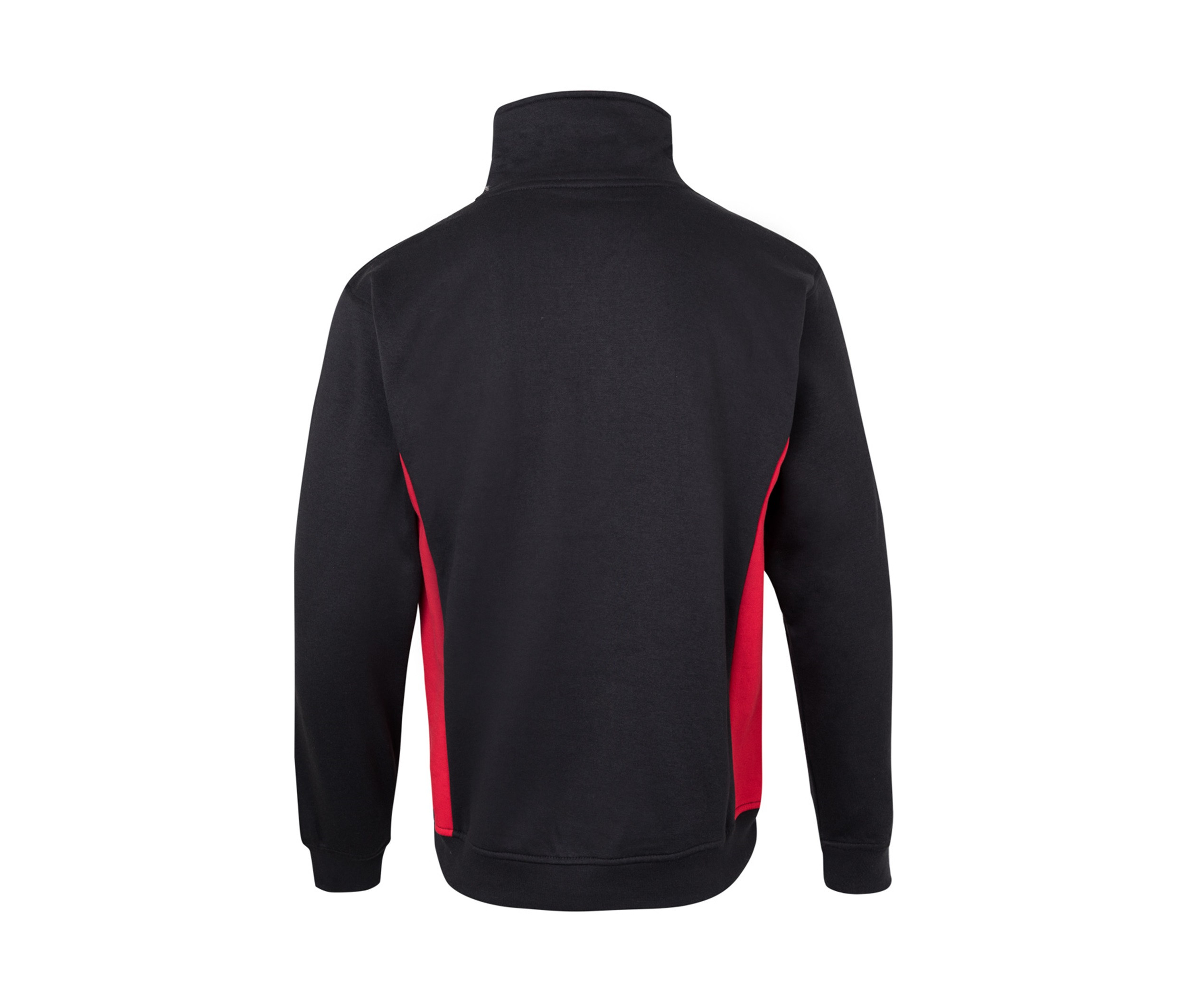 TWO-TONE HALF-ZIP SWEATSHIRT