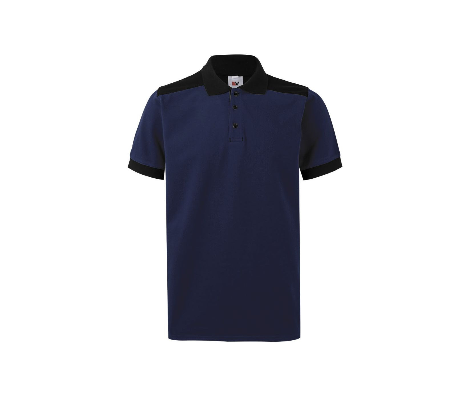 TWO-TONE STRETCH POLO SHIRT