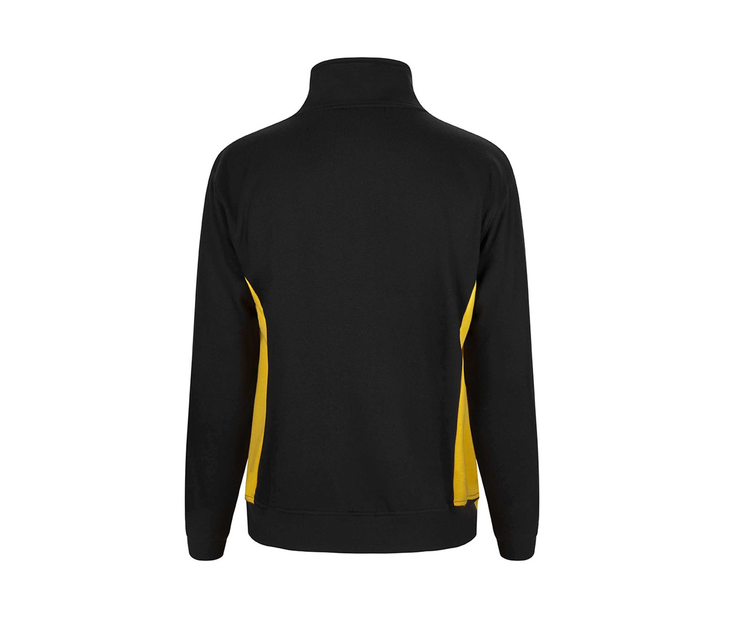 TWO-TONE HALF-ZIP SWEATSHIRT