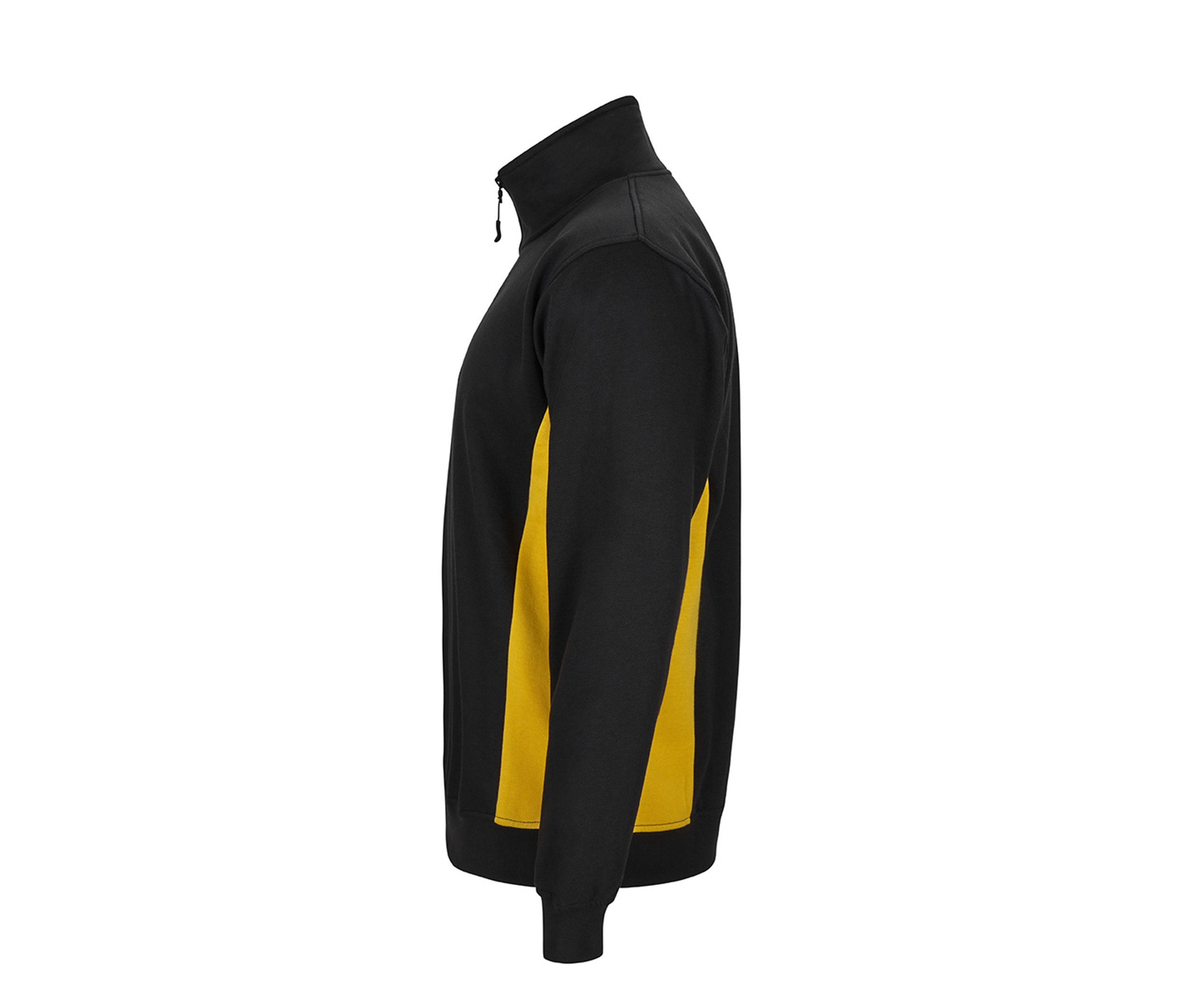 TWO-TONE HALF-ZIP SWEATSHIRT