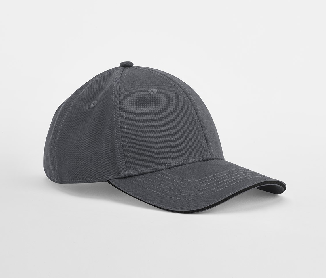 EARTHAWARE® CLASSIC ORGANIC COTTON 6 PANEL CAP - SANDWICH PEAK