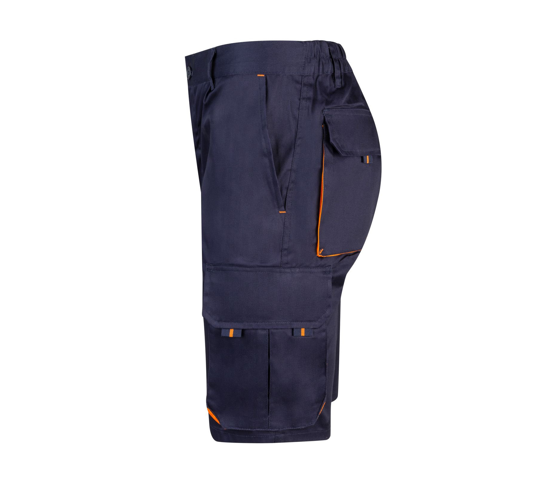 TWO-TONE MULTI-POCKET BERMUDA SHORTS