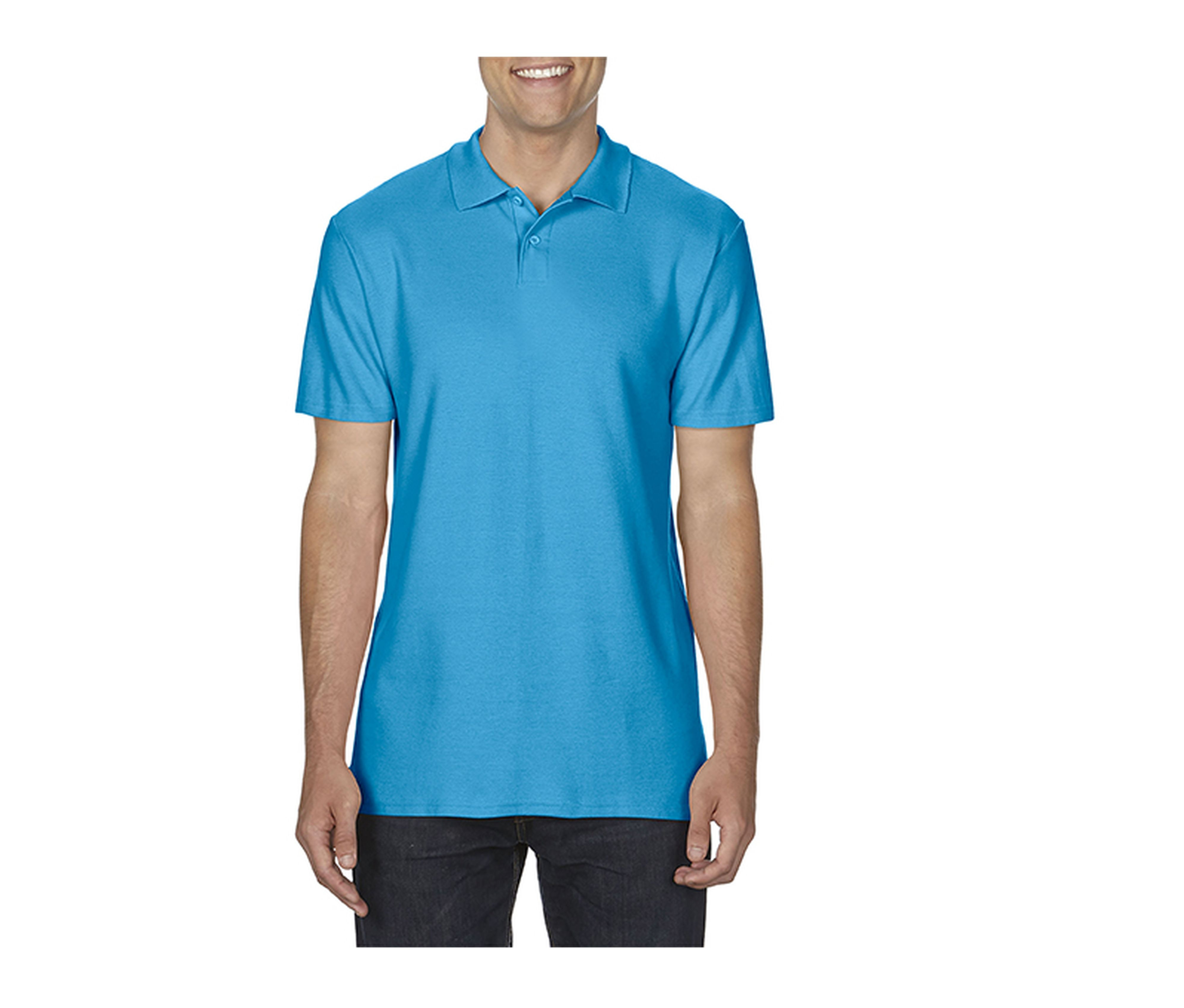 SOFTSTYLE® DOUBLE PIQUÉ POLO MEN