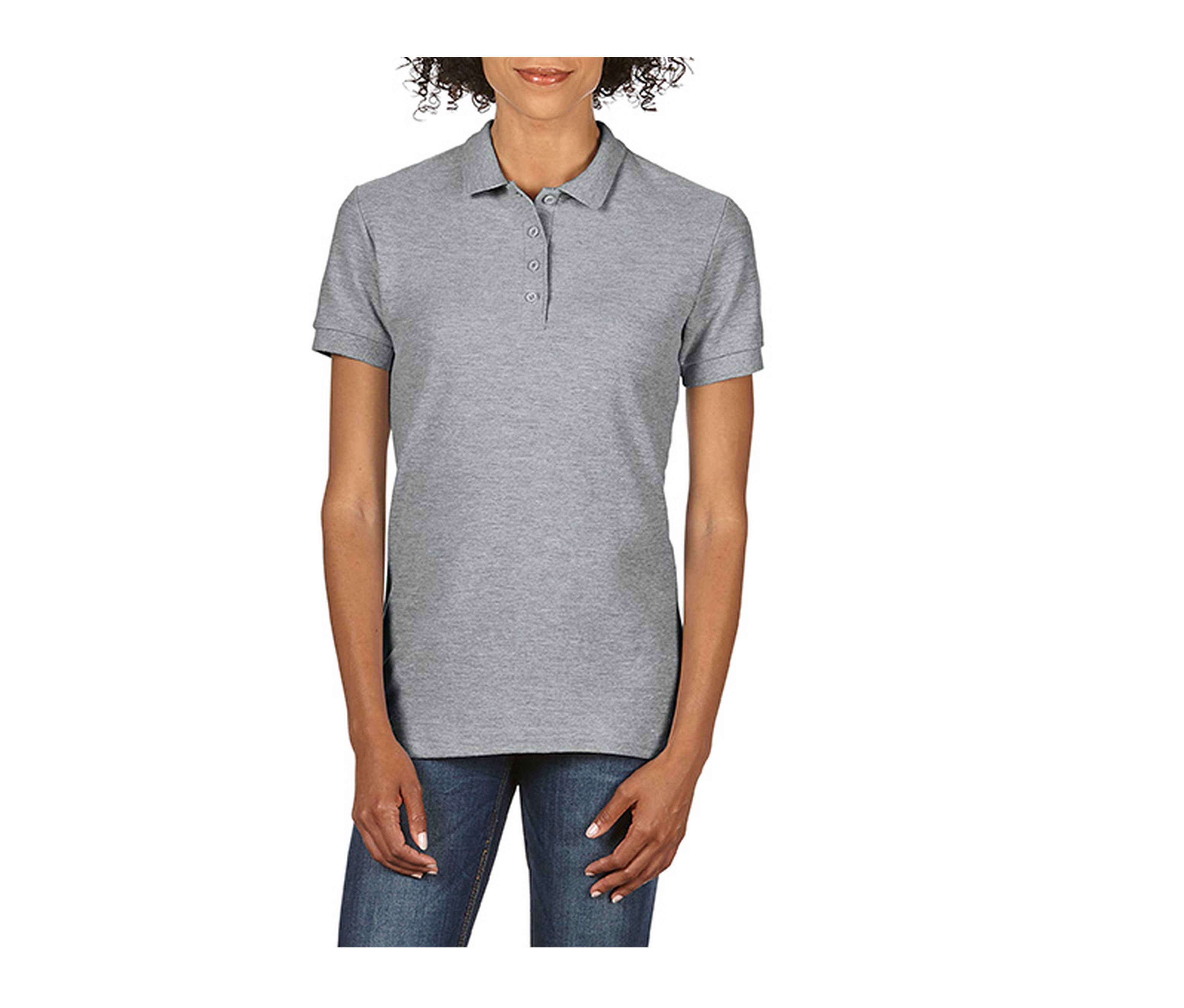 SOFTSTYLE DOUBLE PIQUÉ POLO WOMEN