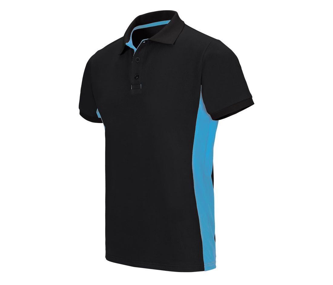 TWO-TONE SHORT SLEEVE POLO SHIRT