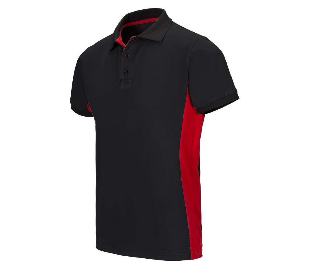 TWO-TONE SHORT SLEEVE POLO SHIRT