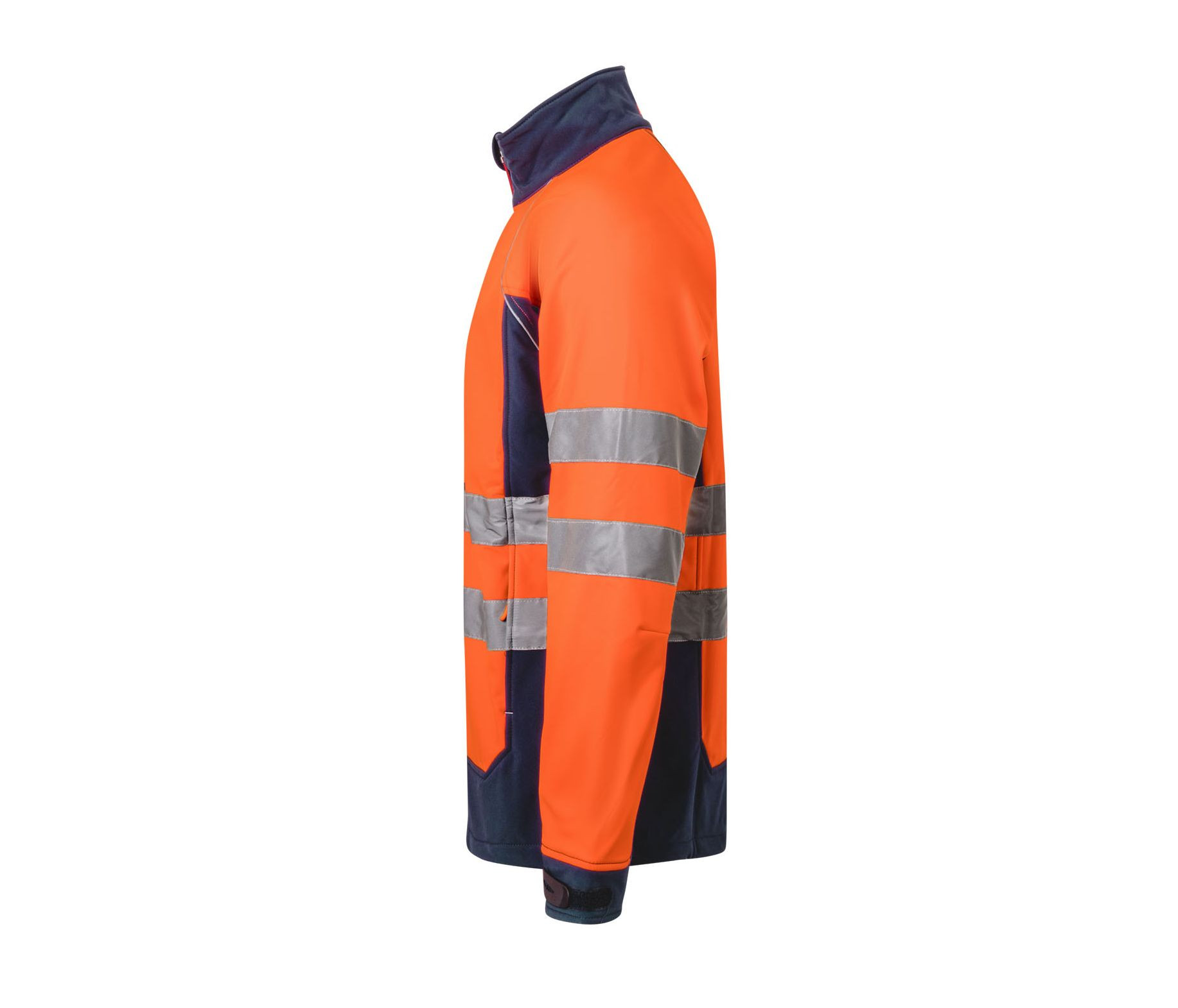 TWO-TONE HIGH VISIBILITY SOFTSHELL JACKET