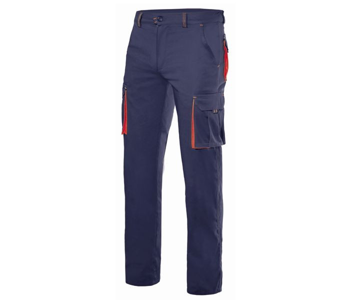 TWO-TONE STRETCH TROUSERS
