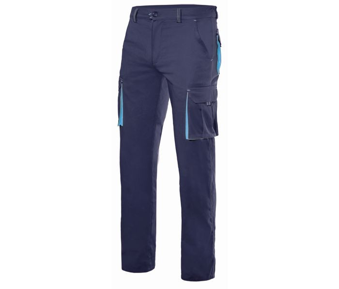 TWO-TONE STRETCH TROUSERS