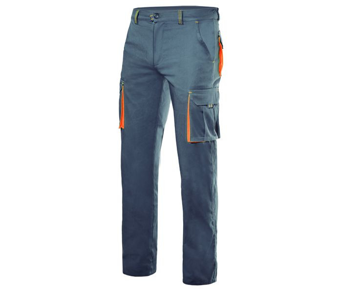 TWO-TONE STRETCH TROUSERS