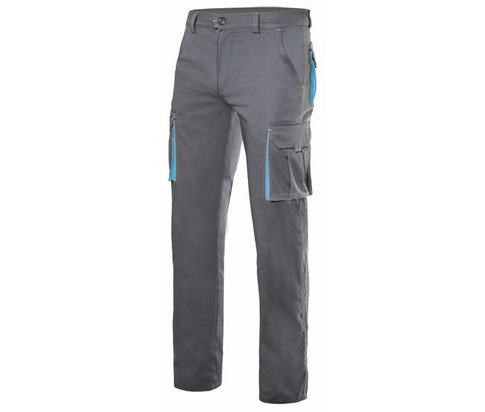 TWO-TONE STRETCH TROUSERS