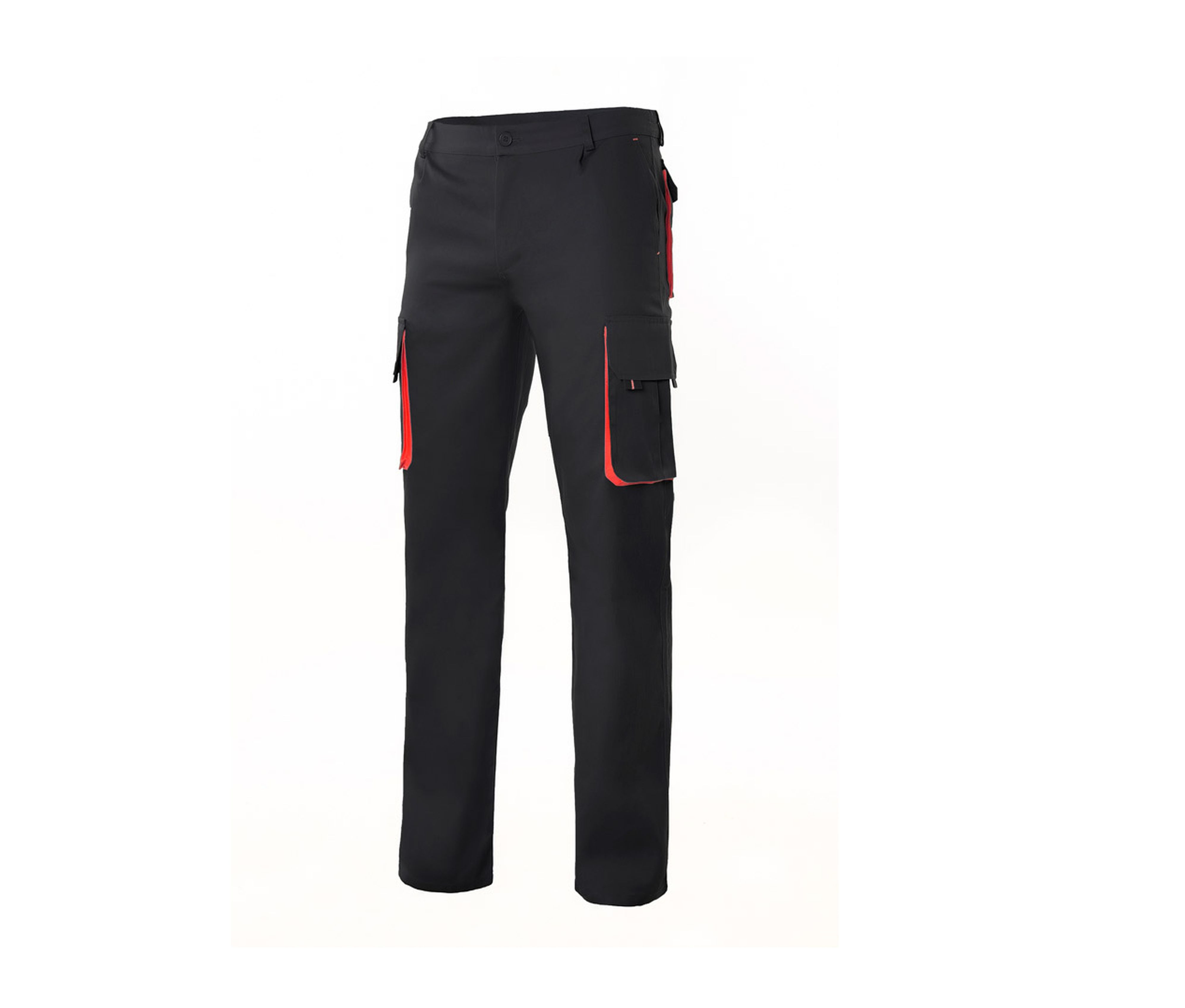 TWO-TONE MULTI-POCKET TROUSERS