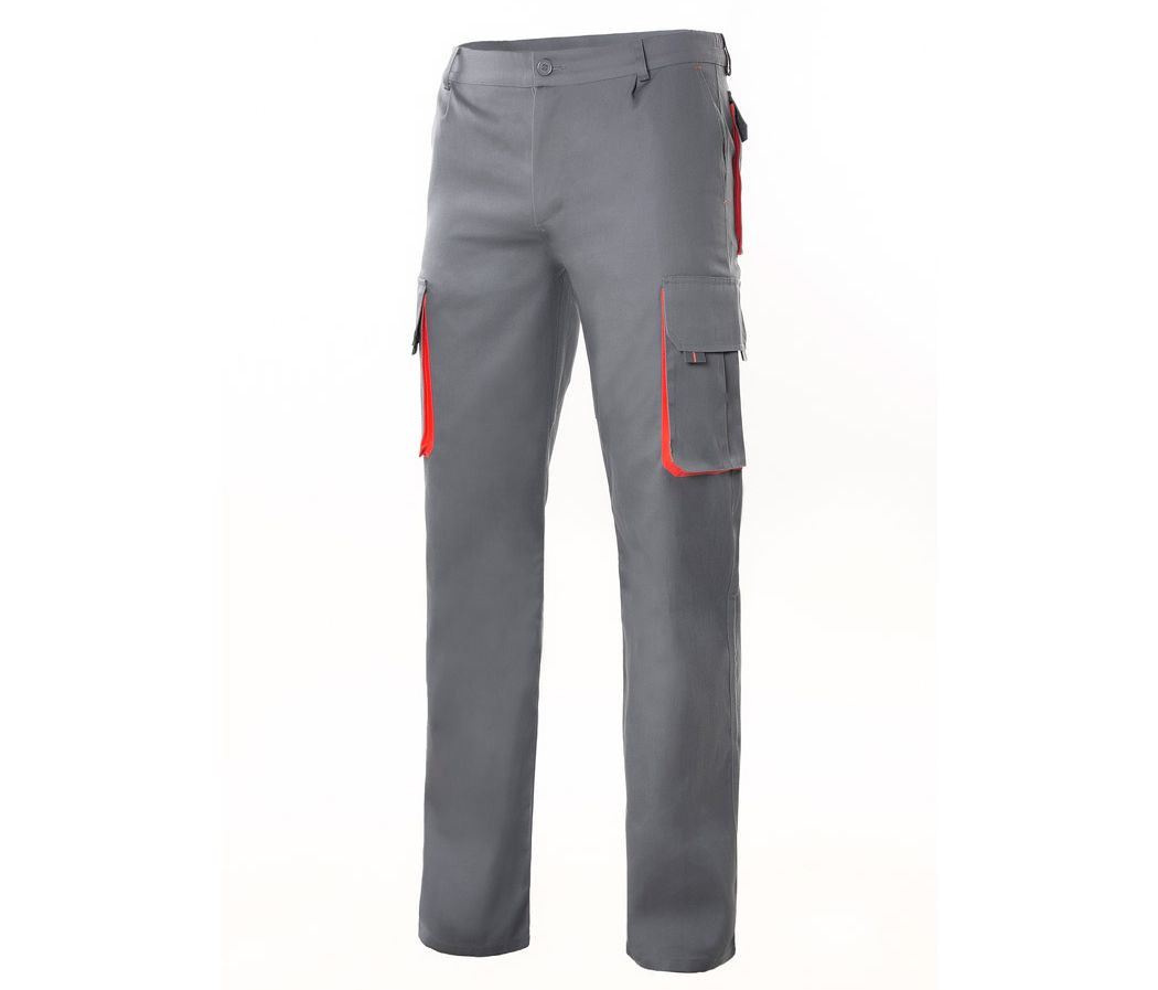 TWO-TONE MULTI-POCKET TROUSERS