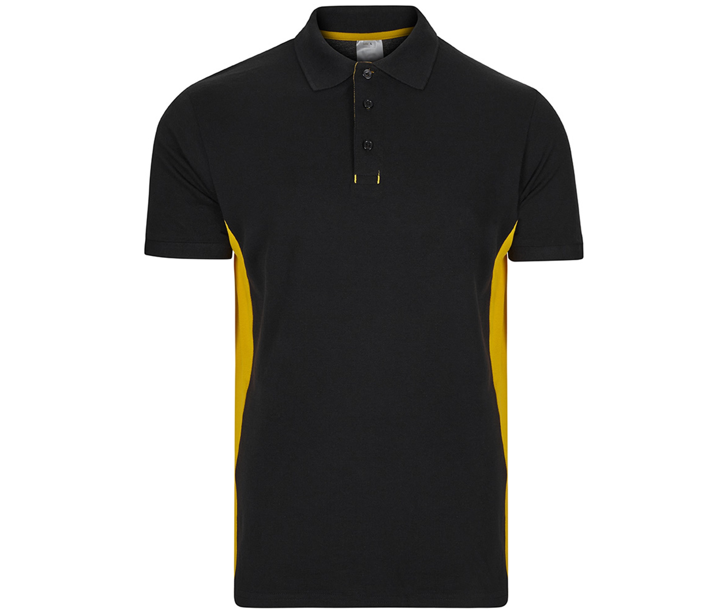 TWO-TONE SHORT SLEEVE POLO SHIRT