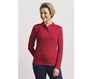 WOMEN’S LONG SLEEVE HEAVY POLO SHIRT