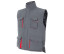 TWO-TONE MULTI-POCKET PADDED VEST