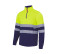 TWO-TONE HIGH VISIBILITY ZIP SWEATSHIRT