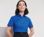 LADIES' SHORT SLEEVE CLASSIC POLYCOTTON POPLIN SHIRT