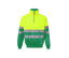 TWO-TONE HIGH VISIBILITY ZIP SWEATSHIRT