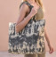 TIE DYE CANVAS TOTE BAG