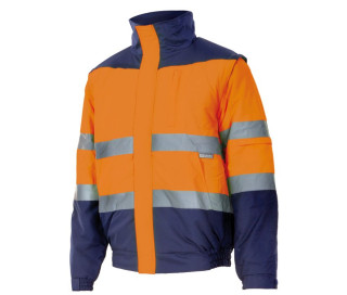 TWO-TONE HIGH VISIBILITY PADDED JACKET