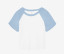 WOMEN'S MICRO RIB RAGLAN BABY TEE