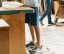 MULTI-POCKET STRETCH DENIM BERMUDA SHORTS