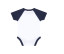 ESSENTIAL SHORT SLEEVED BASEBALL BODYSUIT