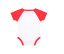 ESSENTIAL SHORT SLEEVED BASEBALL BODYSUIT