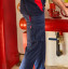 TWO-TONE STRETCH TROUSERS